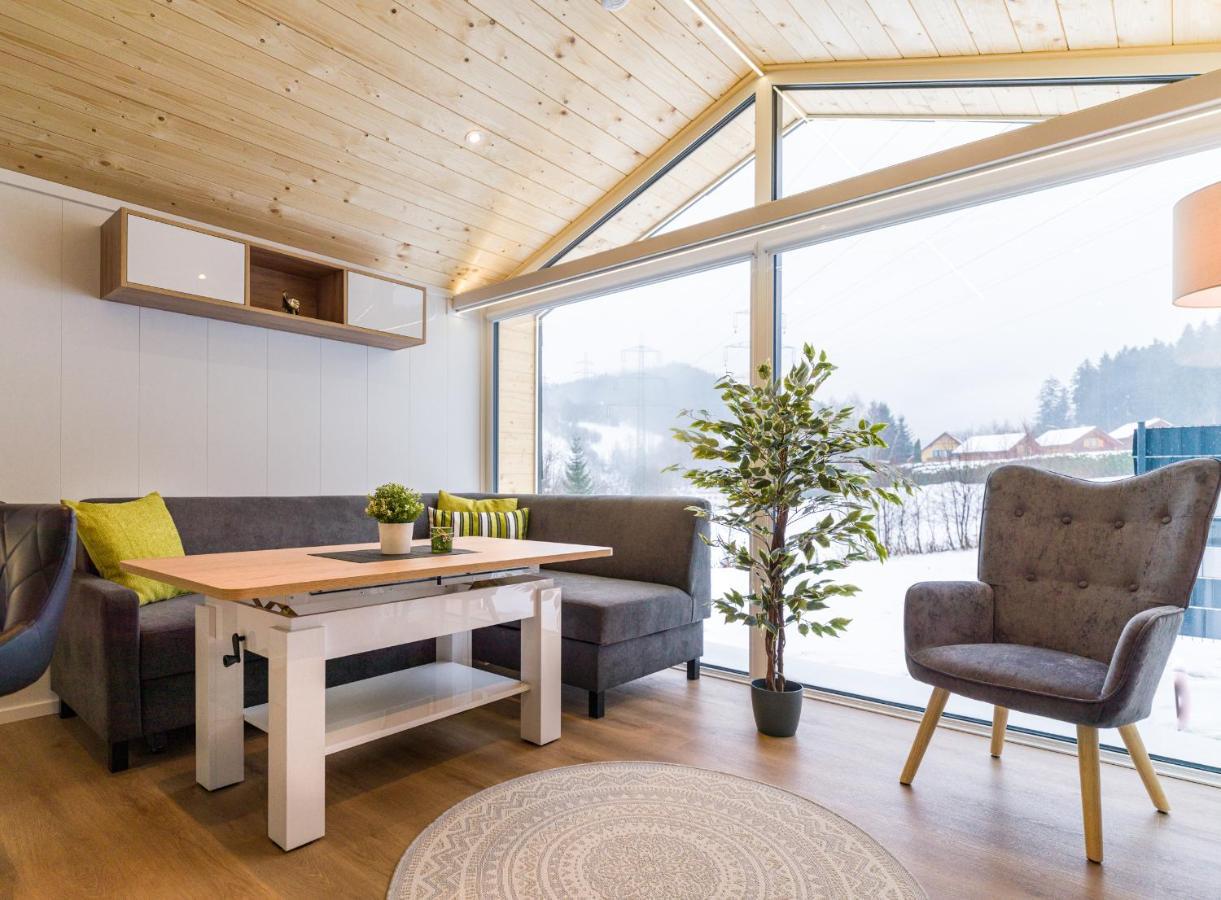 שפיטל אם זמרינג Chalet Stuhleckblick-Ferienhaus Direkt An Der Piste Und Mit Eigener Sauna מראה חיצוני תמונה