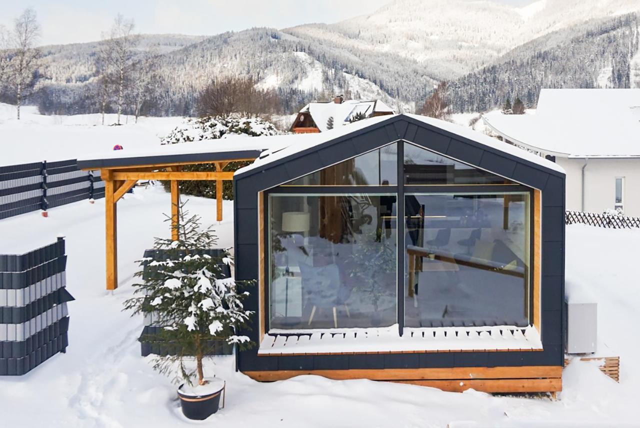 שפיטל אם זמרינג Chalet Stuhleckblick-Ferienhaus Direkt An Der Piste Und Mit Eigener Sauna מראה חיצוני תמונה