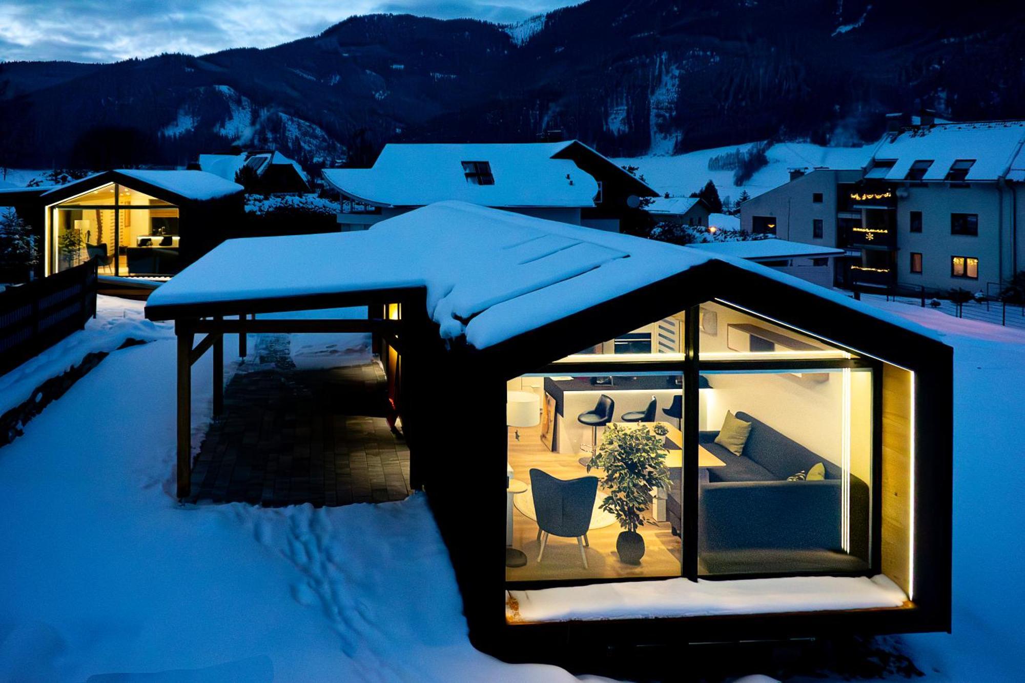 שפיטל אם זמרינג Chalet Stuhleckblick-Ferienhaus Direkt An Der Piste Und Mit Eigener Sauna מראה חיצוני תמונה